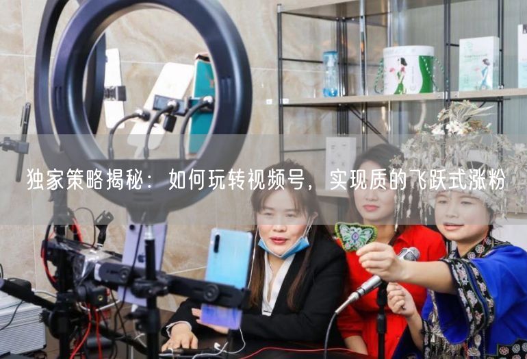独家策略揭秘：如何玩转视频号，实现质的飞跃式涨粉